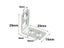 12/24pcs L-Shaped Corner Metal Brackets Braces Drawer Shelf Wall Bracket Fixing Carousel 8