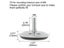 Black 50mm Dia Base M8 X 20mm Adjustable Furniture Leg Table Leveling Feet Pad Carousel 6