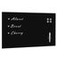 vidaXL Wall Mounted Magnetic Blackboard Glass 100x60 cm Carousel 1