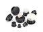 10pcs Plastic Panel Kongsai Hole Cover Pipe Tube Plugs Carousel 4