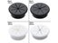50/60MM Desk Cord Grommet Wire Hole Cover Line Outlet Port Threading Box Cover Carousel 7