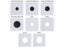 1Pcs Wall Blank Panel With Outlet Hole Cable Organizer Carousel 7