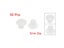 50 100 200Pcs 5mm Dia. Plastic Locking Hole Plug For Cabinet Shelf Carousel 3