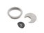 Practical Hardware Round PC Computer Desk Plastic Grommet Cable Hole Covers Carousel 4