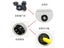 20pcs Plastic Plastic Cable Hole Cover PC Computer Desk Round Storage Wire Carousel 8