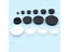 10 20 50PCS Round Snap Panel Locking Hole Plug Black White Carousel 1