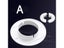 Plastic Wall Hole Decorate Cover Separable Junction Box Outlet Cable Protector Carousel 6