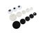 1Pcs 35/50/53/60/80mm Desk Wire Hole Cover Base Computer Gromet Table Cable Carousel 6