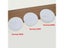 1Pcs ABS Plastic Round Cable Box 50 53 60 80MM Desk Line Hole Cover Carousel 5