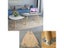5pcs Galvanized Iron Angled Legs Fixing Plate Bracket Furniture Table Feet Set Carousel 4