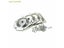 5pcs Galvanized Iron Angled Legs Fixing Plate Bracket Furniture Table Feet Set Carousel 5