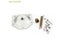 5pcs Galvanized Iron Angled Legs Fixing Plate Bracket Furniture Table Feet Set Carousel 6