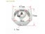 5pcs Galvanized Iron Angled Legs Fixing Plate Bracket Furniture Table Feet Set Carousel 7