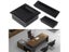 1PC Aluminum Alloy Office Desk With Black Brush Cable Grommet Hole Cover Carousel 5