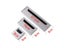1PC Aluminum Alloy Office Desk With Black Brush Cable Grommet Hole Cover Carousel 7