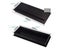 W120 H300mm Silver Black Rose Gold Rectangle Aluminum Office Table Desktop Carousel 4