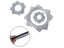 Square Lazy Susan 360° Rotating Rolling Bearing Turntable 300 Lbs Bearings Carousel 4