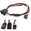 5pcs/lot 150mm 300mm 500mm RC Servo Y Extension Cord Cable Lead Wire Carousel 2