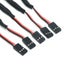 5pcs/lot 150mm 300mm 500mm RC Servo Y Extension Cord Cable Lead Wire Carousel 5