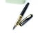 Venus All-metal Fountain Pen 5mm Multi-functional Nib Black Golden Gothic Art Carousel 4