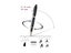 Venus All-metal Fountain Pen 5mm Multi-functional Nib Black Golden Gothic Art Carousel 7