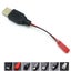 Charging 3.7V Lithium Battery Charger Cable USB to JST /SM / futaba Carousel 3