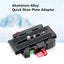 For Manfrotto Plate Clamp Slide-in Quick Release Plate With Clamp Carousel 6