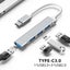 Mini USB Type C Hub 4Port Adapter USB3.1Multi Splitter 4in1 Docking Carousel 5