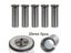 1/2/5pc 35mm 45mm Stainless Steel Plug Screw Bolt Kitchen Sink Basket Strainer Carousel 5