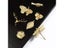 American European Retro Brass Small Butterfly Orchid Handle Shoe Cabinet Door Carousel 6