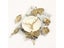 American European Retro Brass Small Butterfly Orchid Handle Shoe Cabinet Door Carousel 7