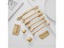 Kitchen Cupboard Knob Square U Type Gold Cabinet Hardware Carousel 4