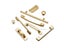 Kitchen Cupboard Knob Square U Type Gold Cabinet Hardware Carousel 5