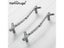 Fashion Furniture Handles 96mm 128mm Black Silver Bronze For Kitchen Cabinets Carousel 4