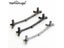 Fashion Furniture Handles 96mm 128mm Black Silver Bronze For Kitchen Cabinets Carousel 6