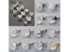 Diamond Clear Crystal Glass Transparent Acrylic Door Knob Furniture Cupboard Carousel 5