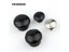 Black Furniture Natural Wood Cabinet Drawer Pull Wardrobe Beech Round Door Carousel 2