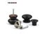 Black Furniture Natural Wood Cabinet Drawer Pull Wardrobe Beech Round Door Carousel 4