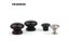 Black Furniture Natural Wood Cabinet Drawer Pull Wardrobe Beech Round Door Carousel 5