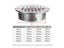 Stainless Steel Round Exterior Wall Ducting Ventilation Grilles Carousel 8