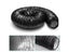 1.2m Low Noise Aluminum Fiber Glass Ducting Hose Silencer Insulated Pipe For Carousel 5