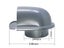Waterproof Stainless Steel Vent Vent Hood Anti-Corrosion Exhaust Extractor For Carousel 8