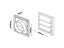 Air Vent 200x200x40mm Plastic White Grille Ventilation Cover For Kitchen Carousel 5