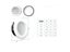 Buitenmuur Air Vent Grille 75/100/125/150/200Mm Plastic Ronde Ventilatie Carousel 8