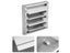 100mm Stainless Steel Wall Square Air Vent Duct Grill Fan Outlet Carousel 5