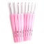 9 PCS Gradient Color Crochet Hook Set Knitting Needles Stitches With Colourful Carousel 2