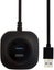 High Speed 4 Ports USB 3.0 HUB Converter, Length: 1m (Black) Carousel 4