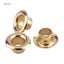 Brass Eyelets Grommets with Washers for Leather Craft Sewing (Gold) Carousel 4