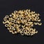 Brass Eyelets Grommets with Washers for Leather Craft Sewing (Gold) Carousel 5
