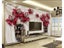 Beibehang Custom Wallpaper 3D Living Room Bedroom TV European Jewelry Flower TV Carousel 7